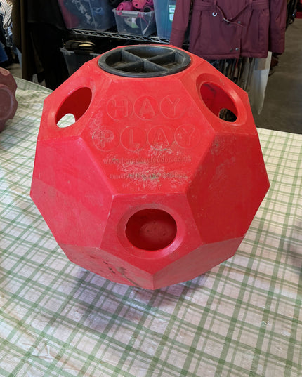 toy ball slow hay feeder 