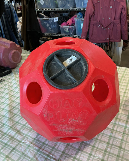 toy ball slow hay feeder 