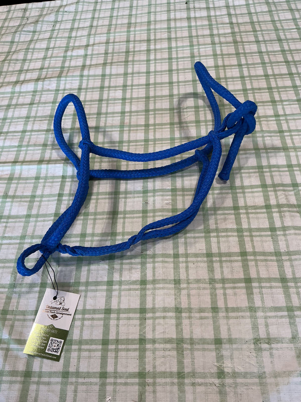 Halter – Rope, Blue, Horse | Used, Good
