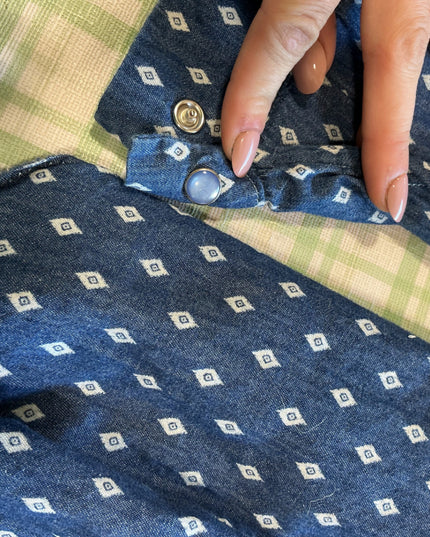 western blue shirt medium size 