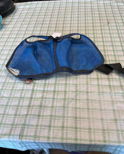 fly mask blue no ears wrangler