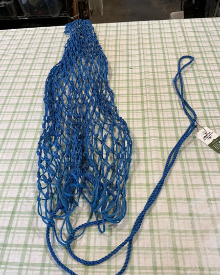 hay net blue rope 