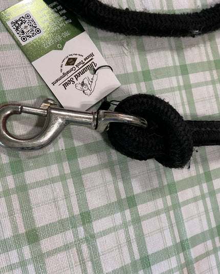 lead rope black long 