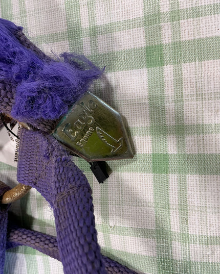 halter nylon purple 