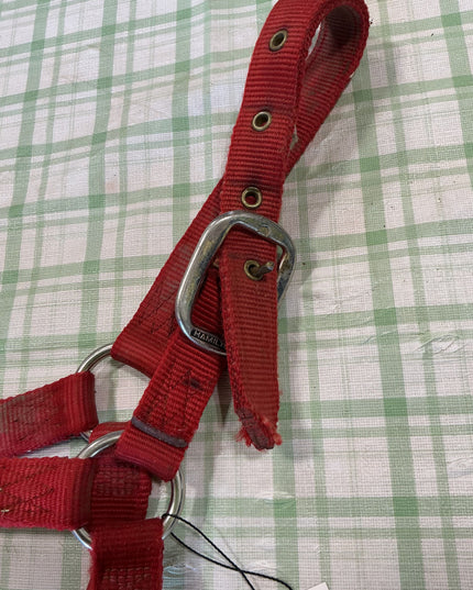 halter nylon red