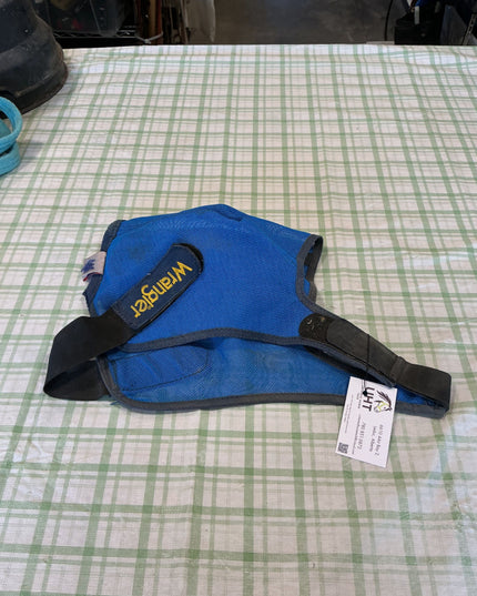 fly mask blue no ears wrangler