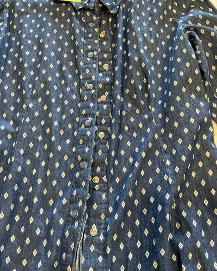 western blue shirt medium size 