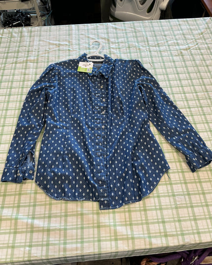 western blue shirt medium size 