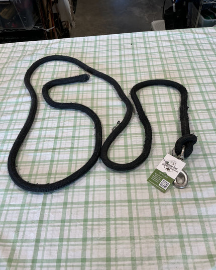 lead rope black long 