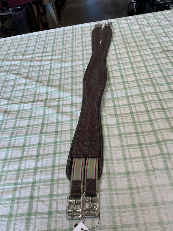 English Girth – Brown Leather & Nylon, 38" | Used, Good