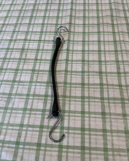 black tarp strap 10" 
