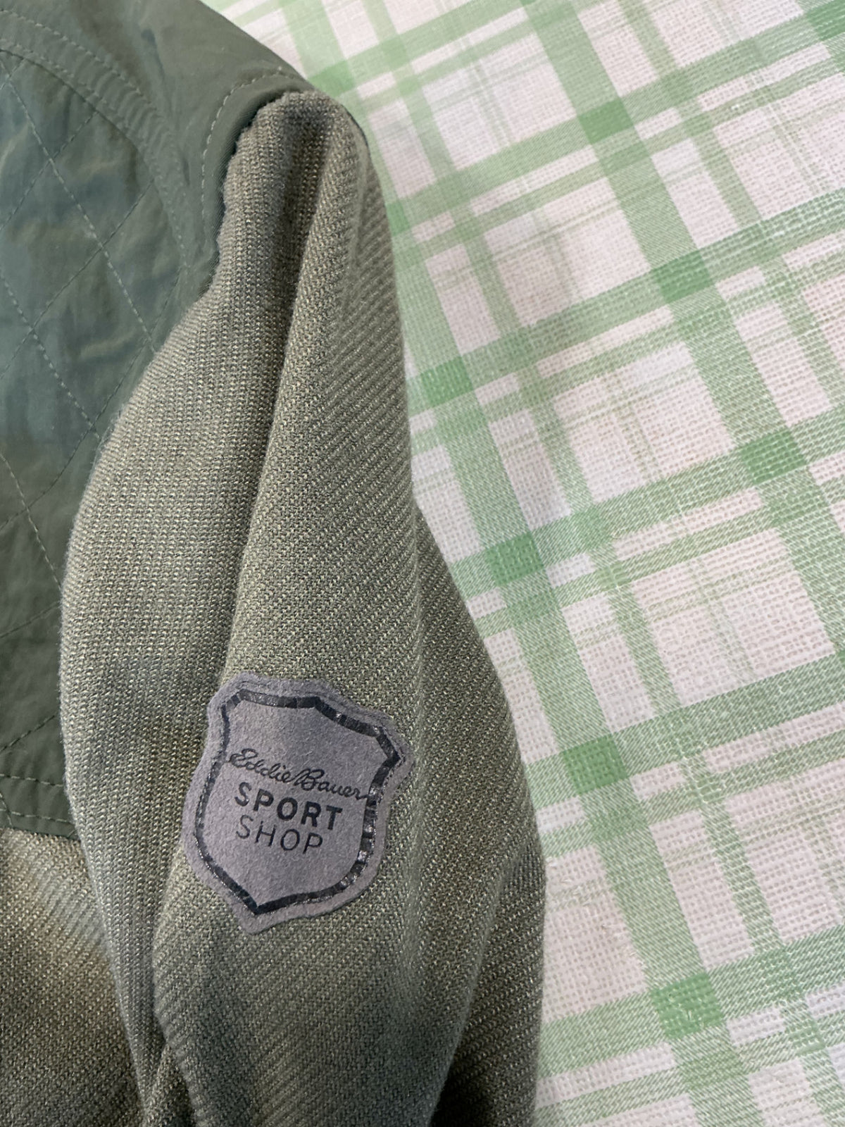 english coat olive green/brown 