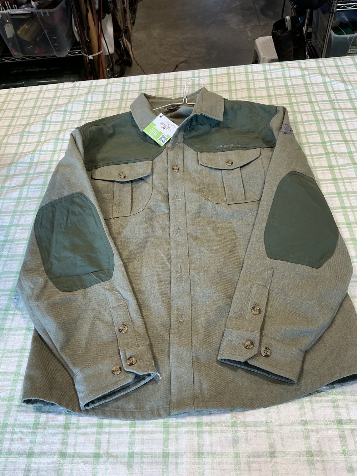 english coat olive green/brown 