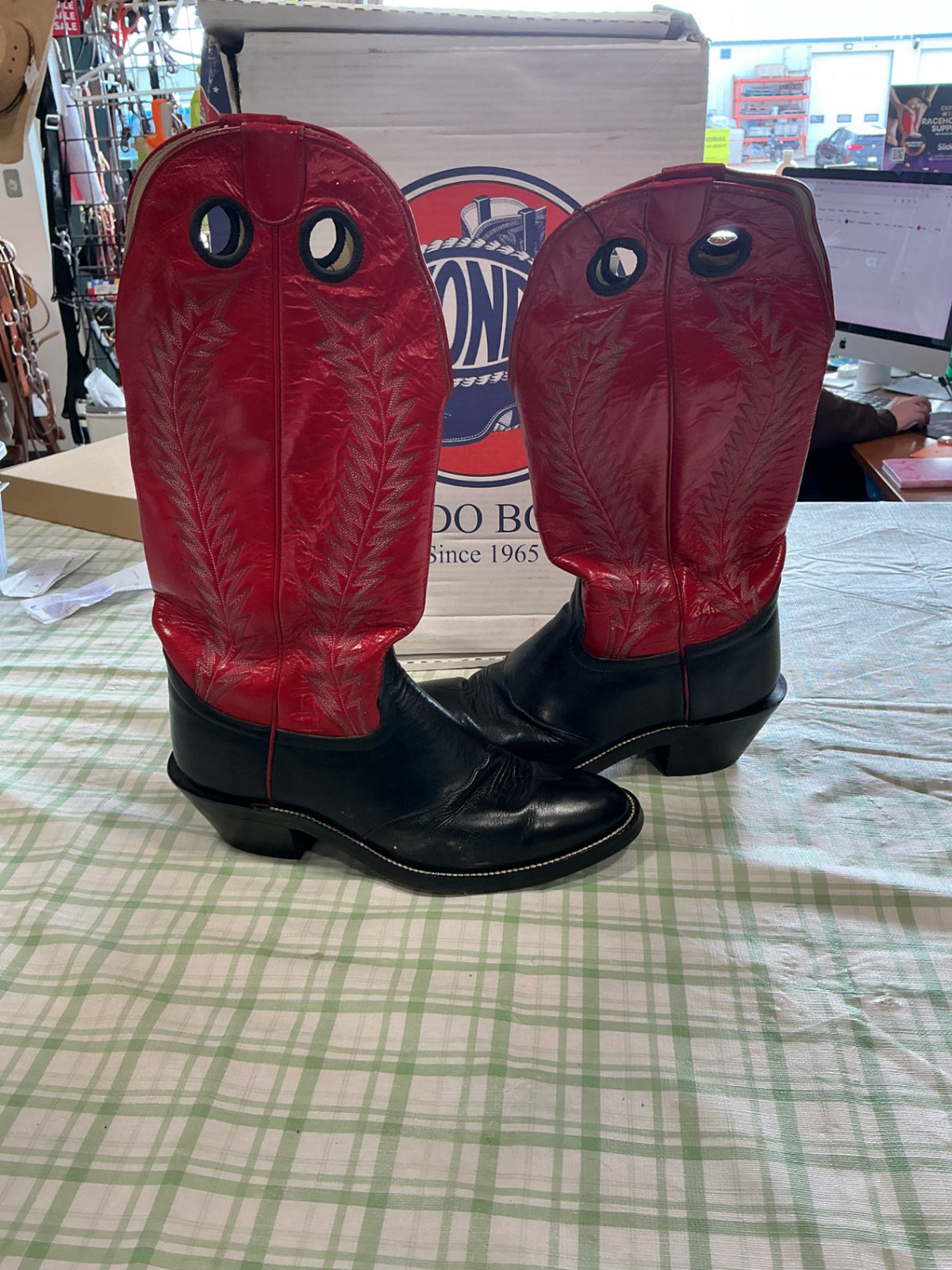 coboy boots red 