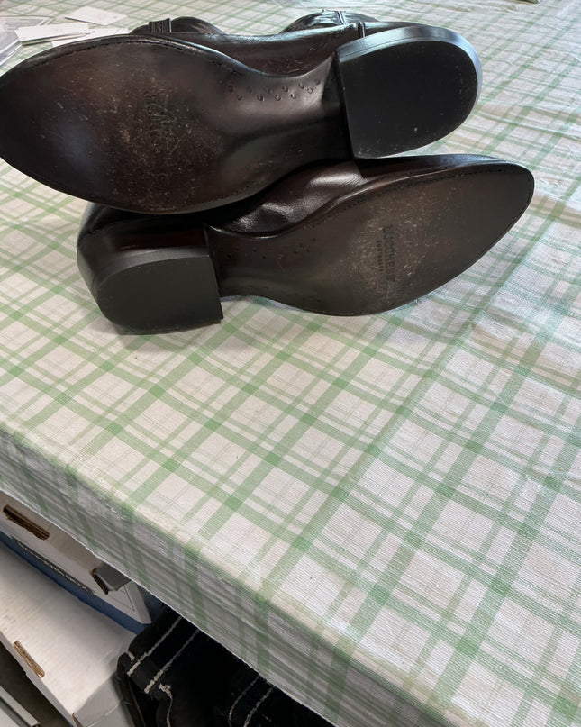 cowboy boots black leather 