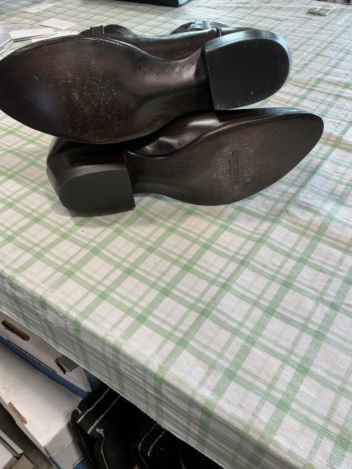 cowboy boots black leather 