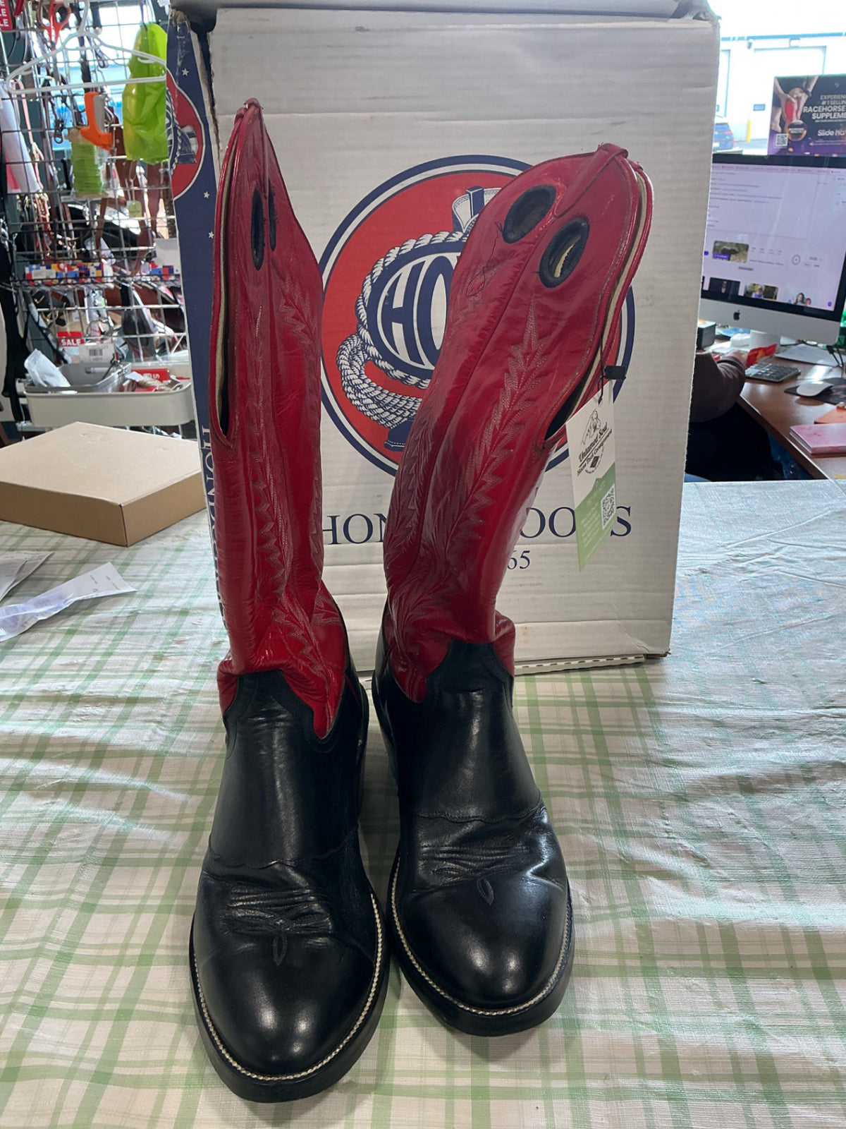 coboy boots red 