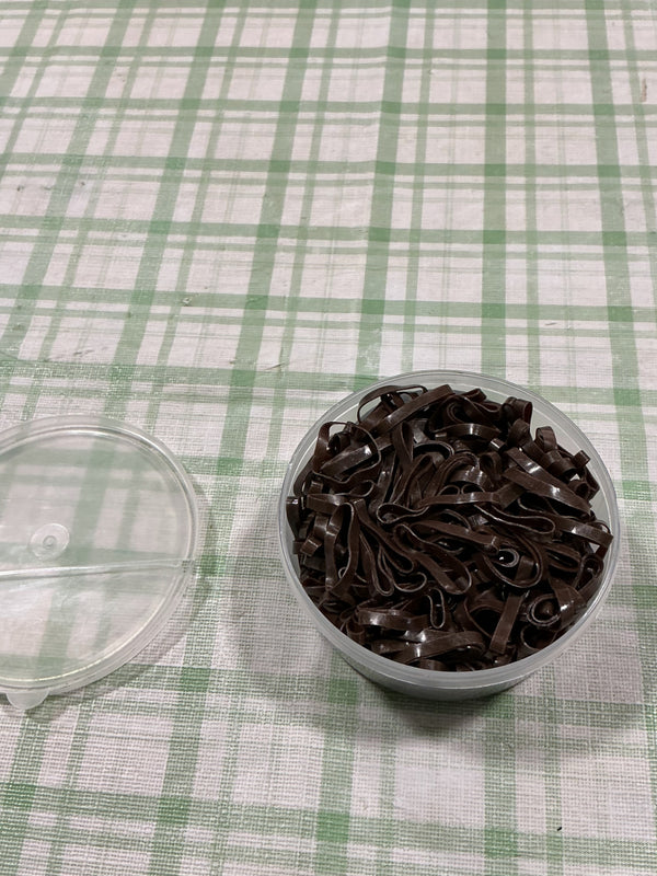 Braiding Elastics – Brown, Thick | Used, Very Good