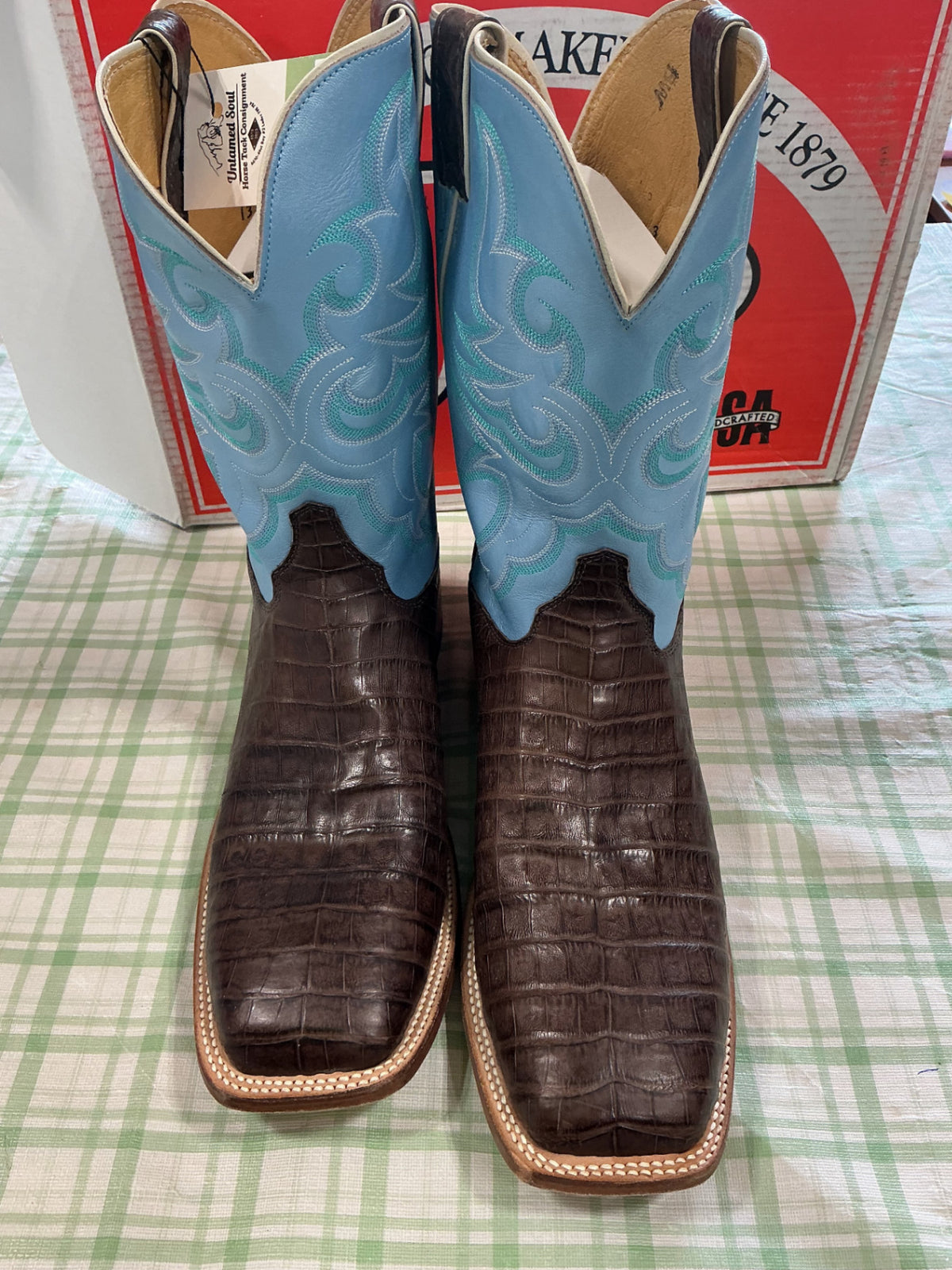 cowboy boots skyblue 
