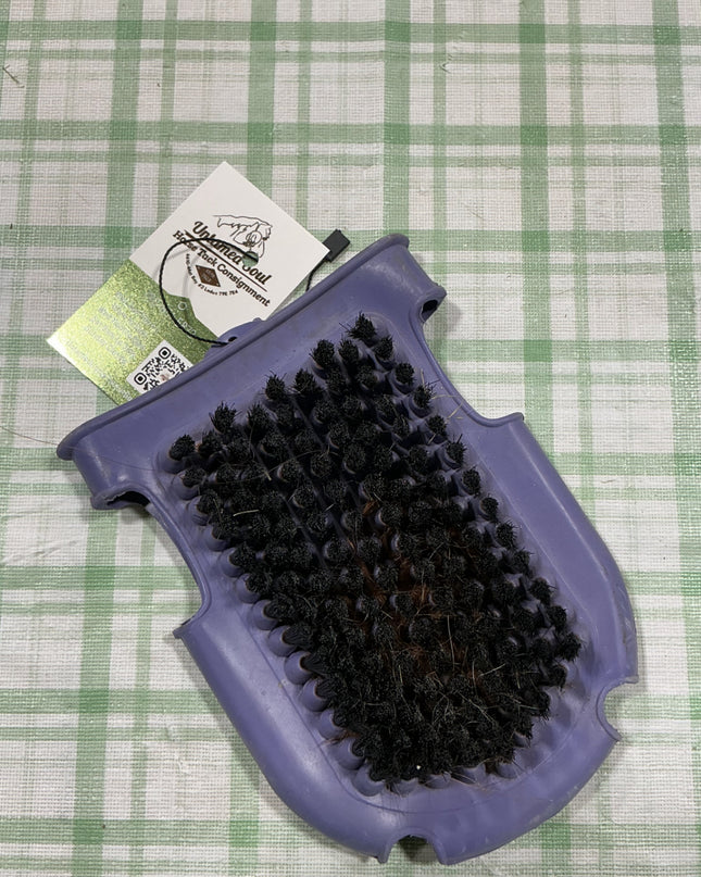 grooming brush glove 