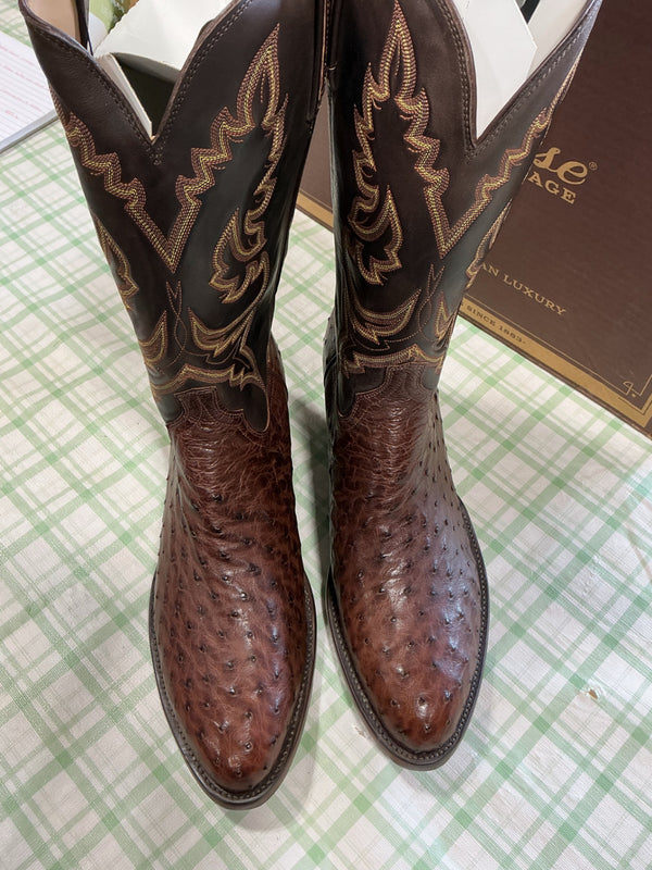 Cowboy Boots – Light Brown Burn Ranch, Size 13 | Used, Very Good