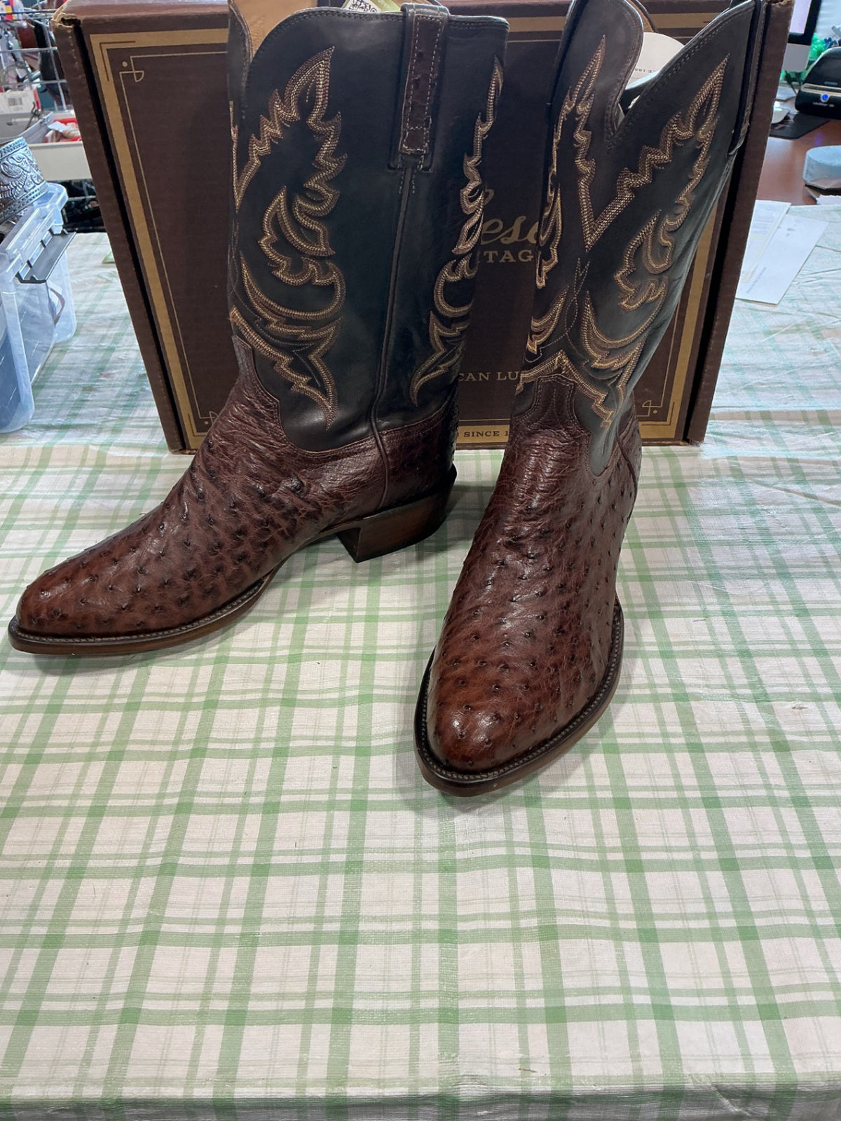 cowboy boots brown light 