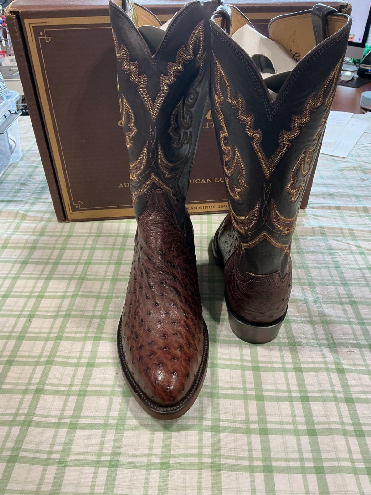 cowboy boots brown light 