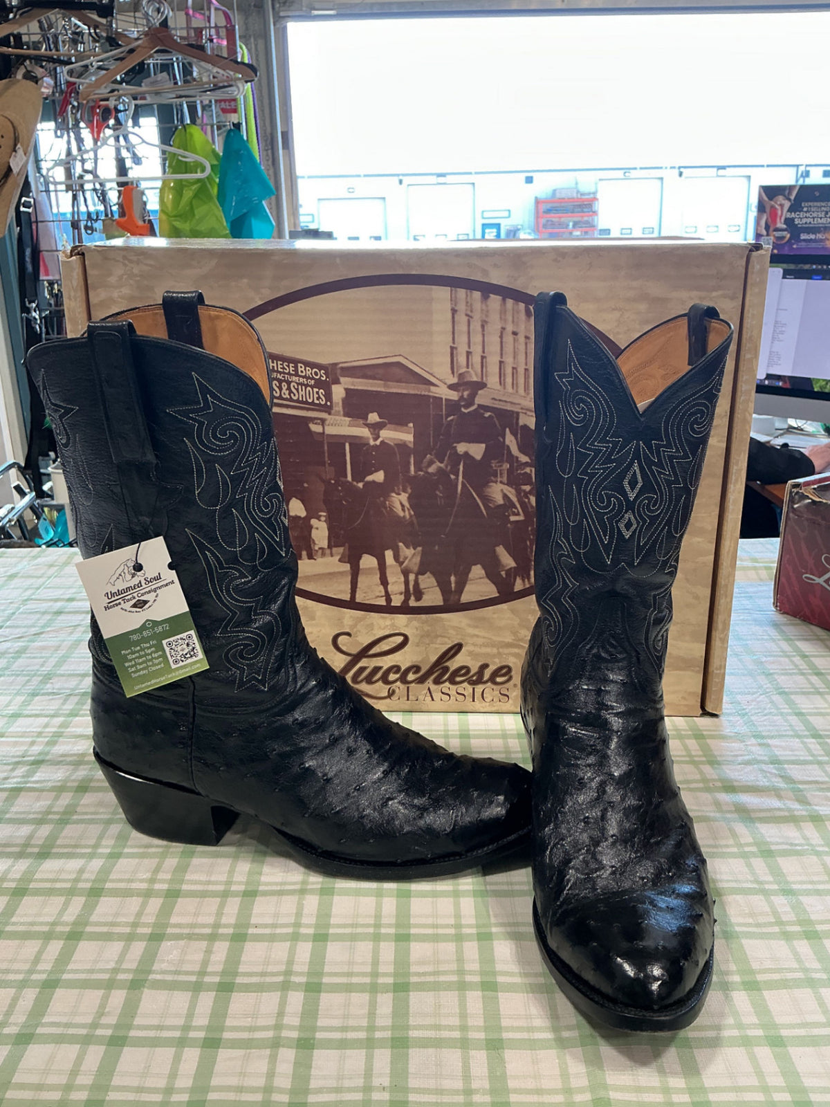 cowboy boots lucchese classics 13"