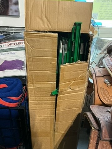 Electric Fence Poly Post Step-In - Green- 48-in
