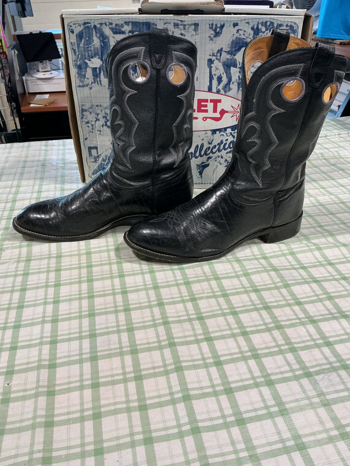 cowboy boots boulet 3E bottes western boots rodeo collection 