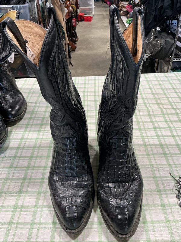 Cowboy Boots – Ranchers, Black Leather, Size 12 | Used, Very Good
