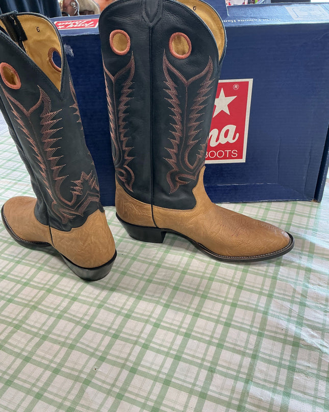 cowboy boots tony lamas 12"