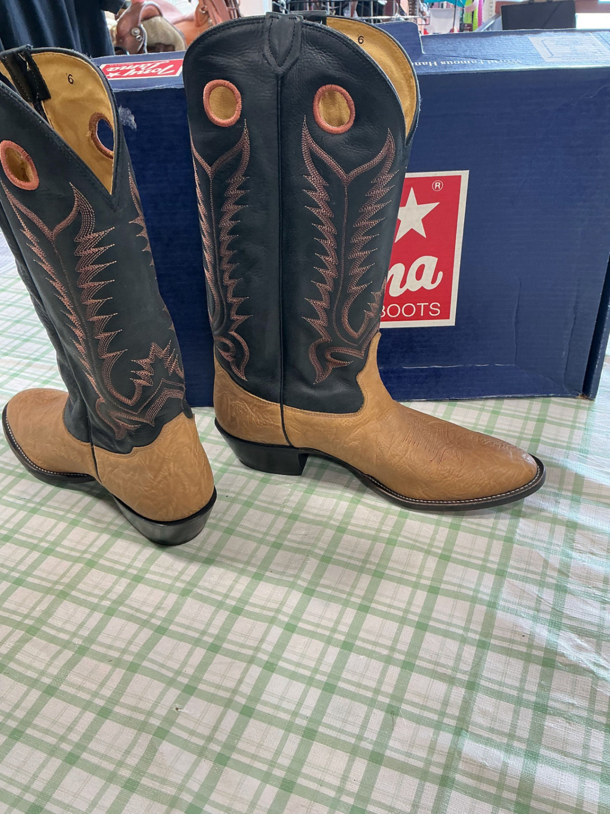 cowboy boots tony lamas 12"