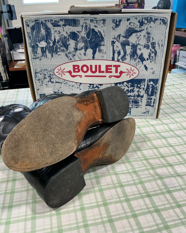 cowboy boots boulet 3E bottes western boots rodeo collection 