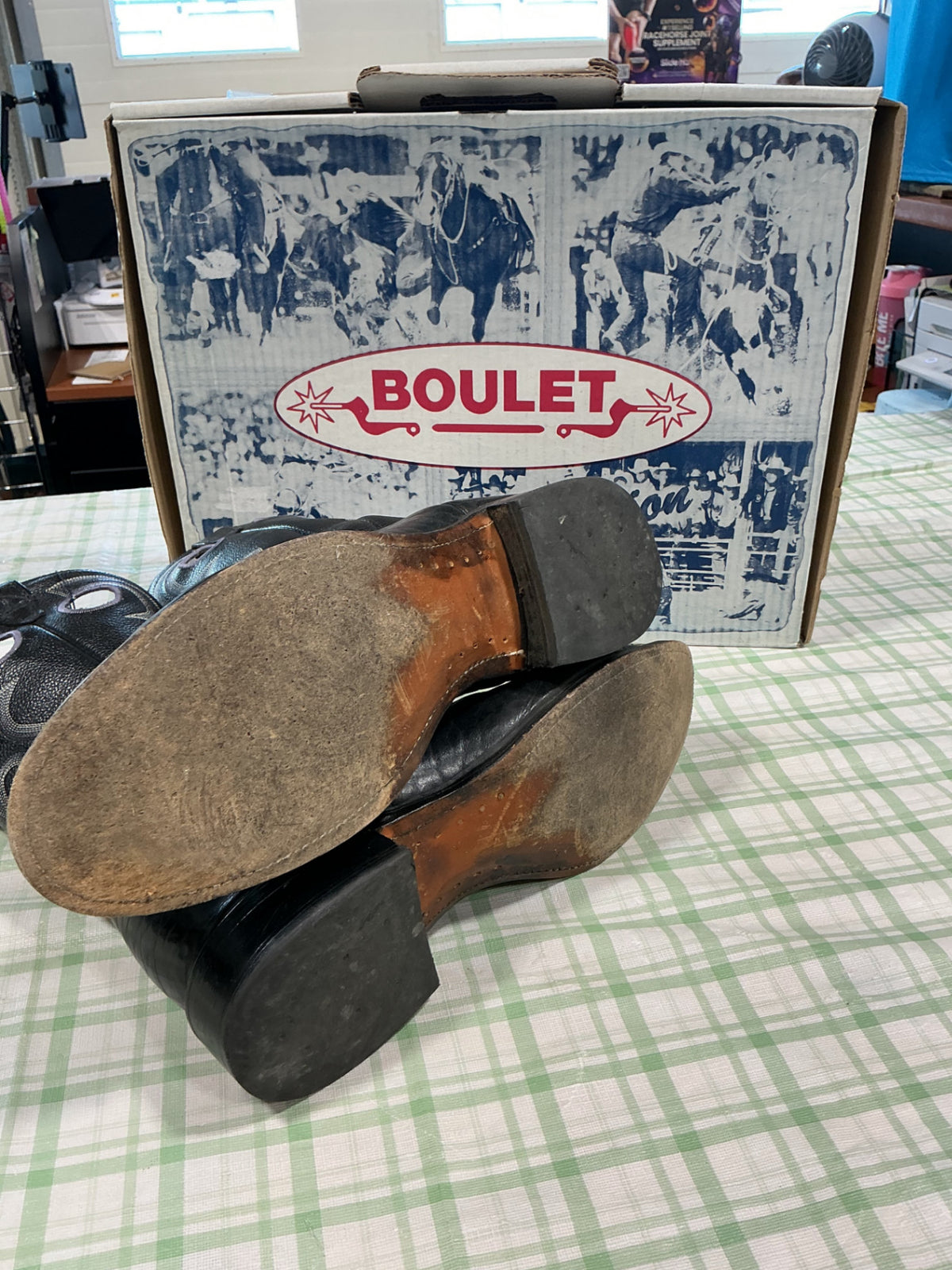 cowboy boots boulet 3E bottes western boots rodeo collection 