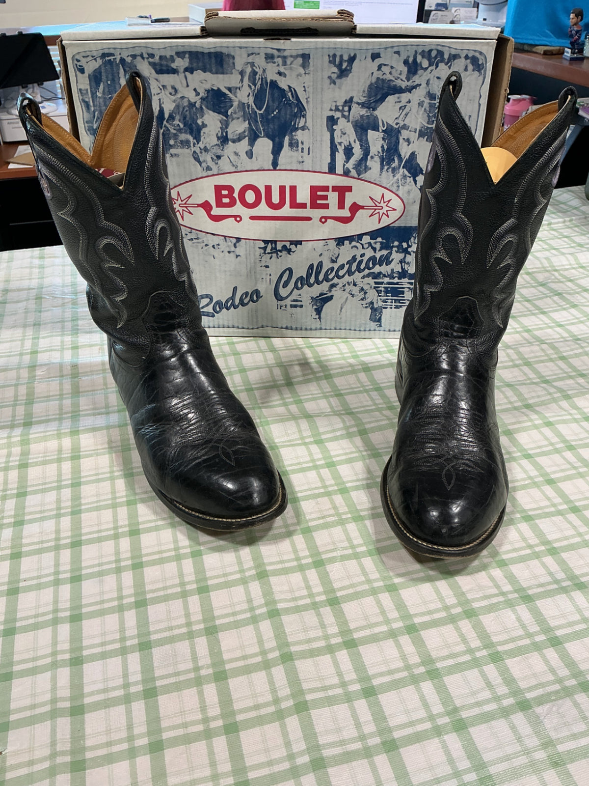 cowboy boots boulet 3E bottes western boots rodeo collection 
