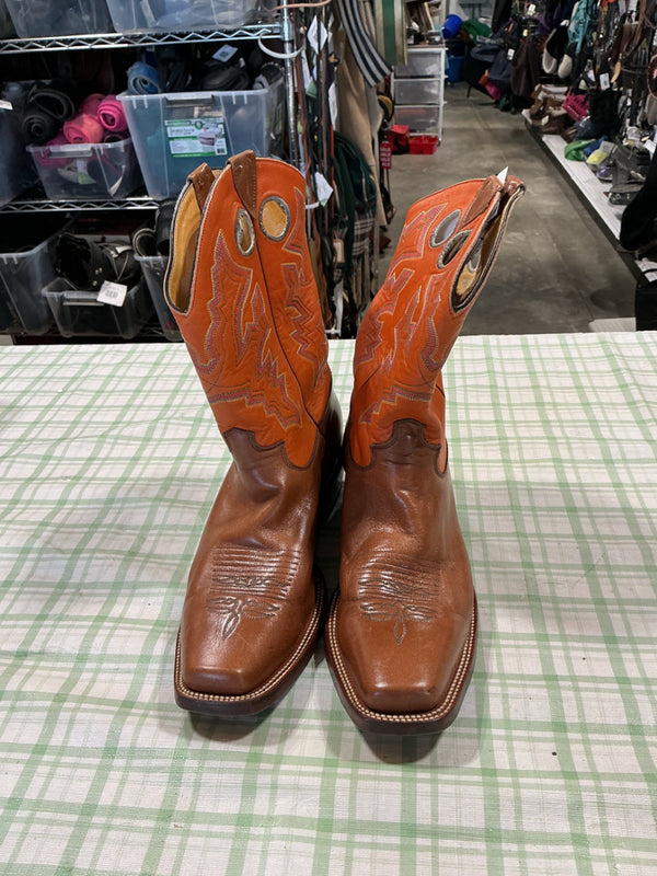 Cowboy Boots – Orange, Size 12 | Used, Very Good