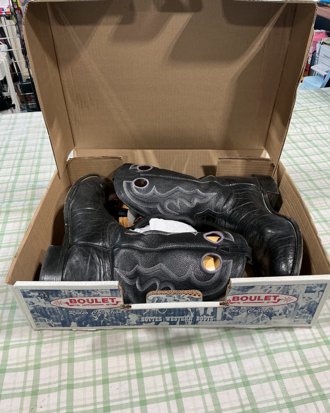 cowboy boots boulet 3E bottes western boots rodeo collection 