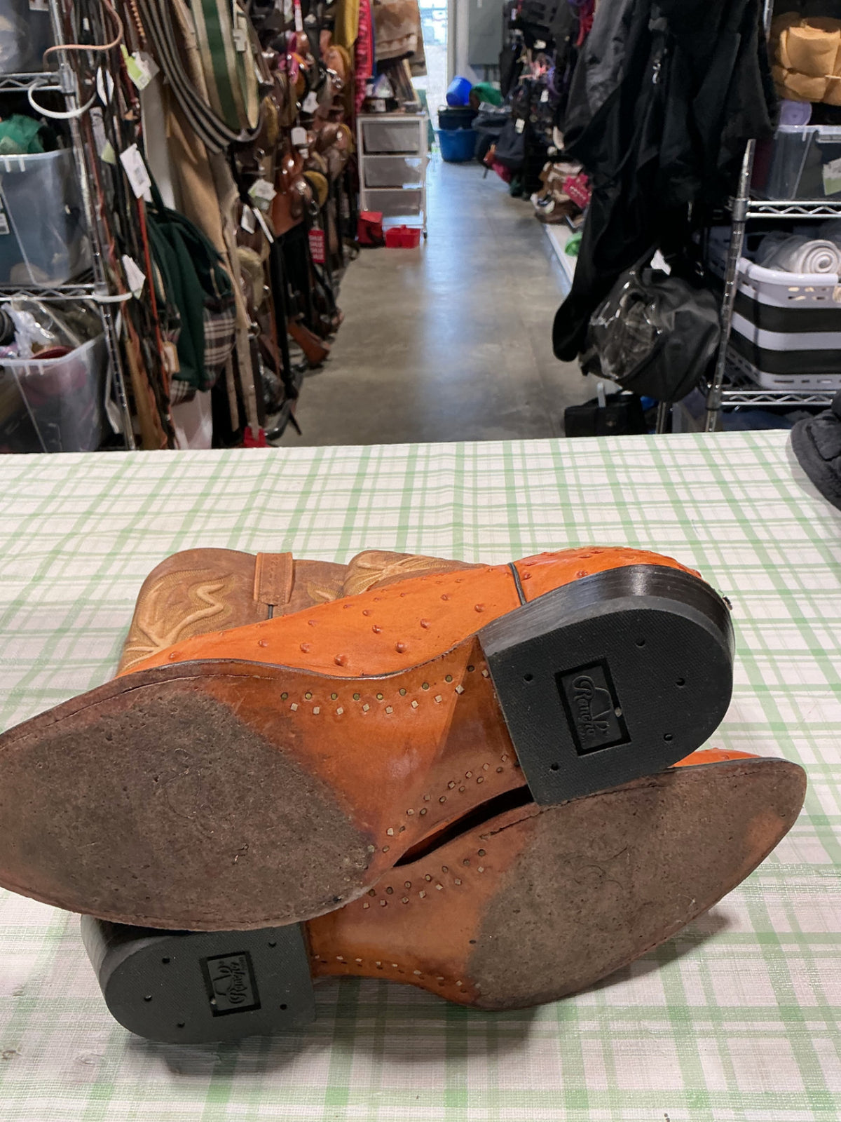 cowboy boots 12EE ranchos 