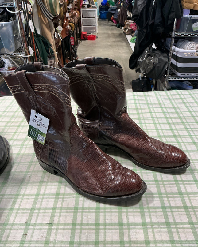 cowboy boots 12EE juston boots 