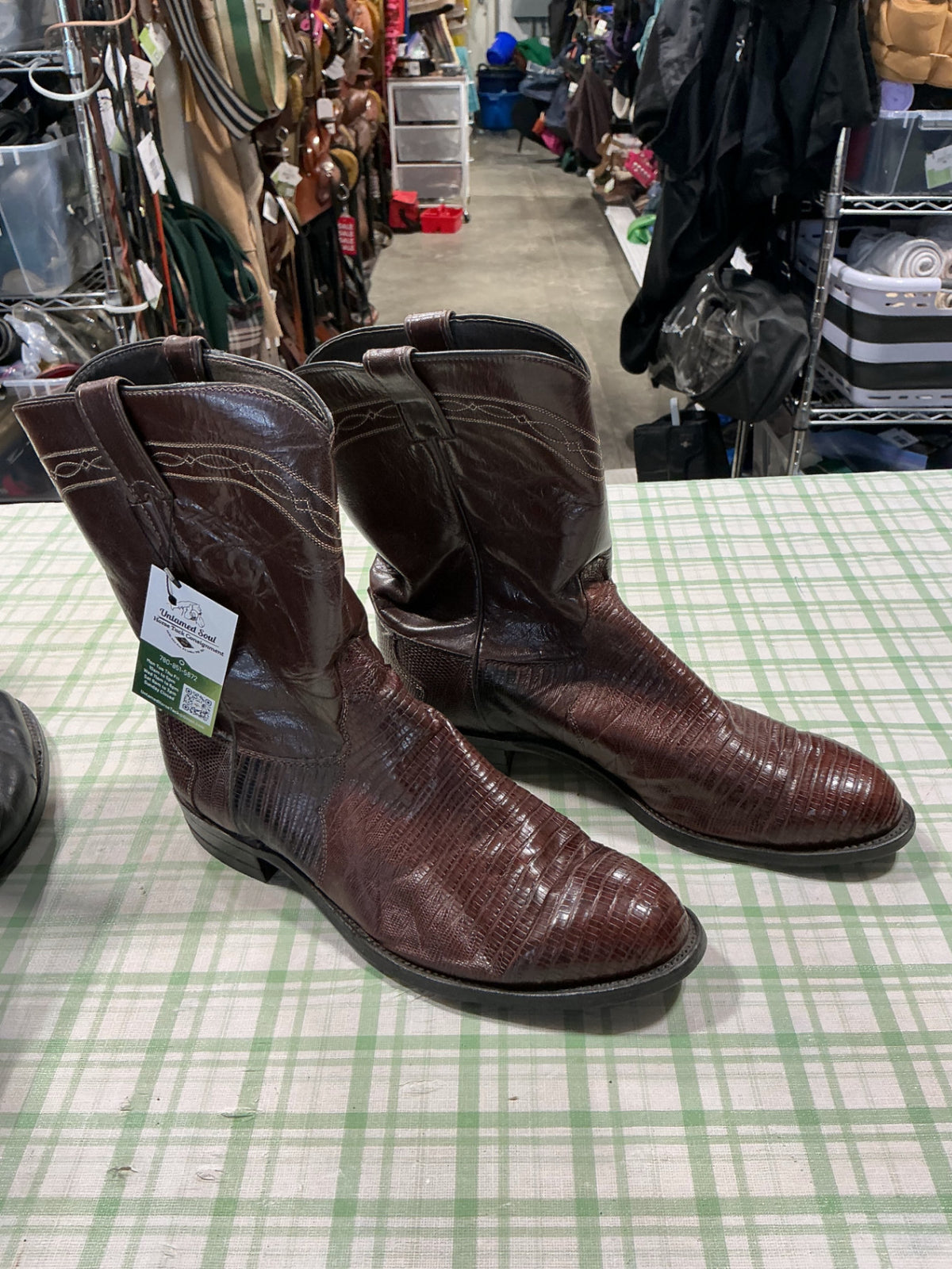 cowboy boots 12EE juston boots 