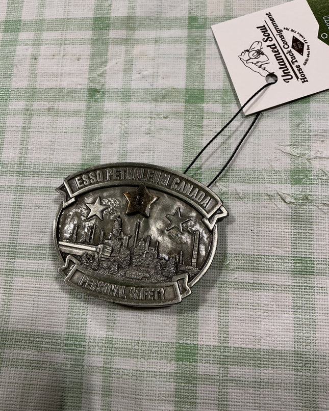 belt buckle esso petroleum canada 