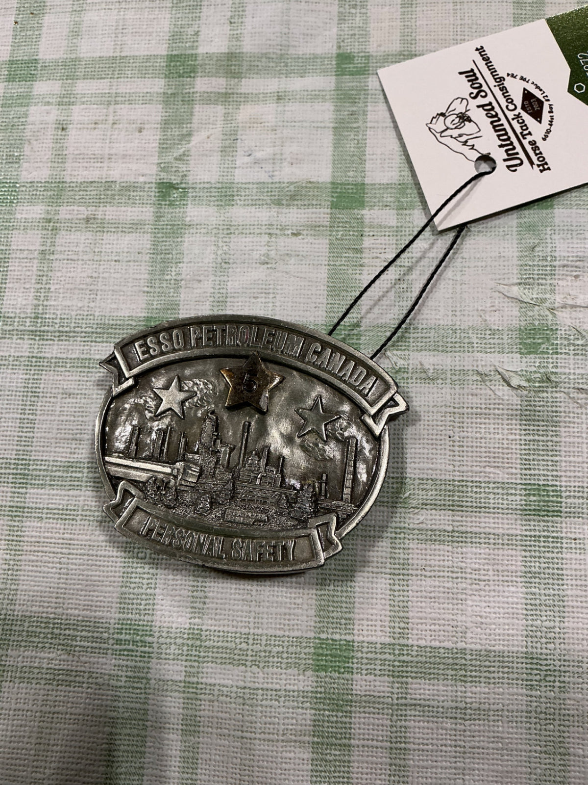 belt buckle esso petroleum canada 