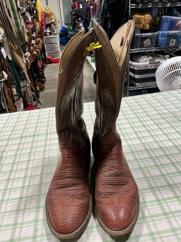 Cowboy Boots – Hondo, Brown & Red, 13D | Used, Very Good