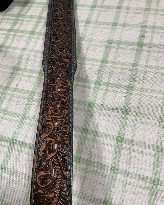 leather belt 44"