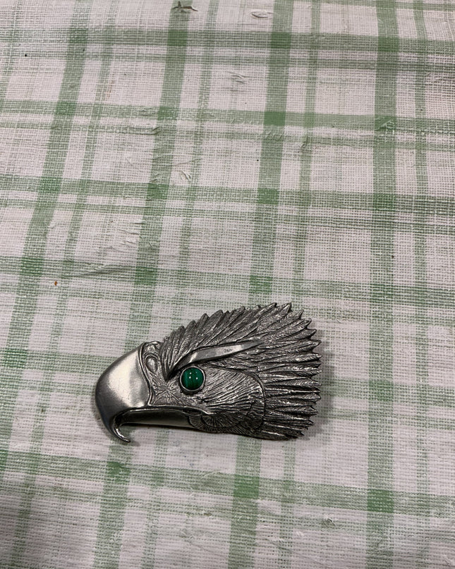 belt buckle eagle head 