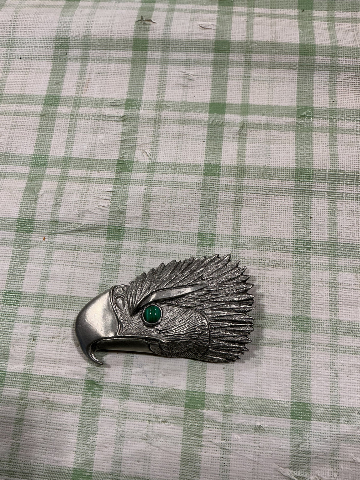 belt buckle eagle head 
