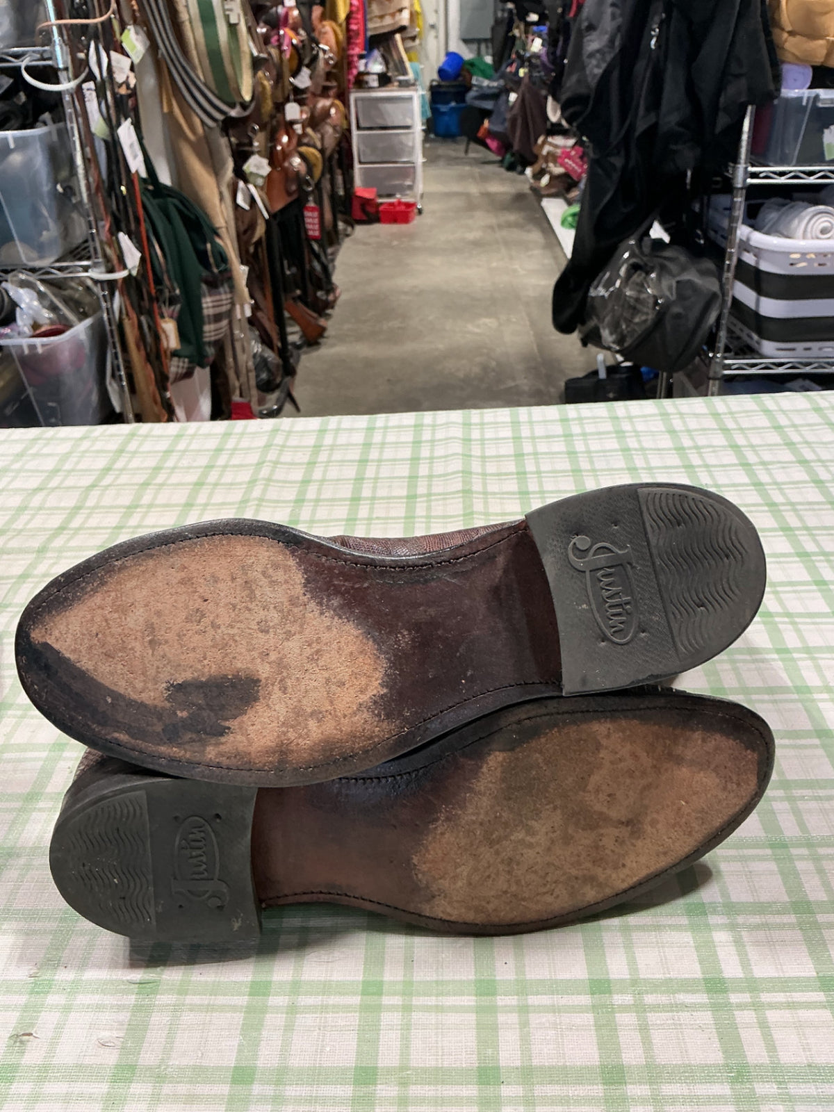 cowboy boots 12EE juston boots 