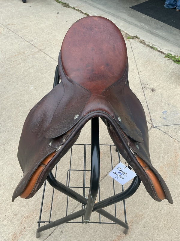 English Saddle Seat Saddle – S16.5" G6" | Used, Acceptable