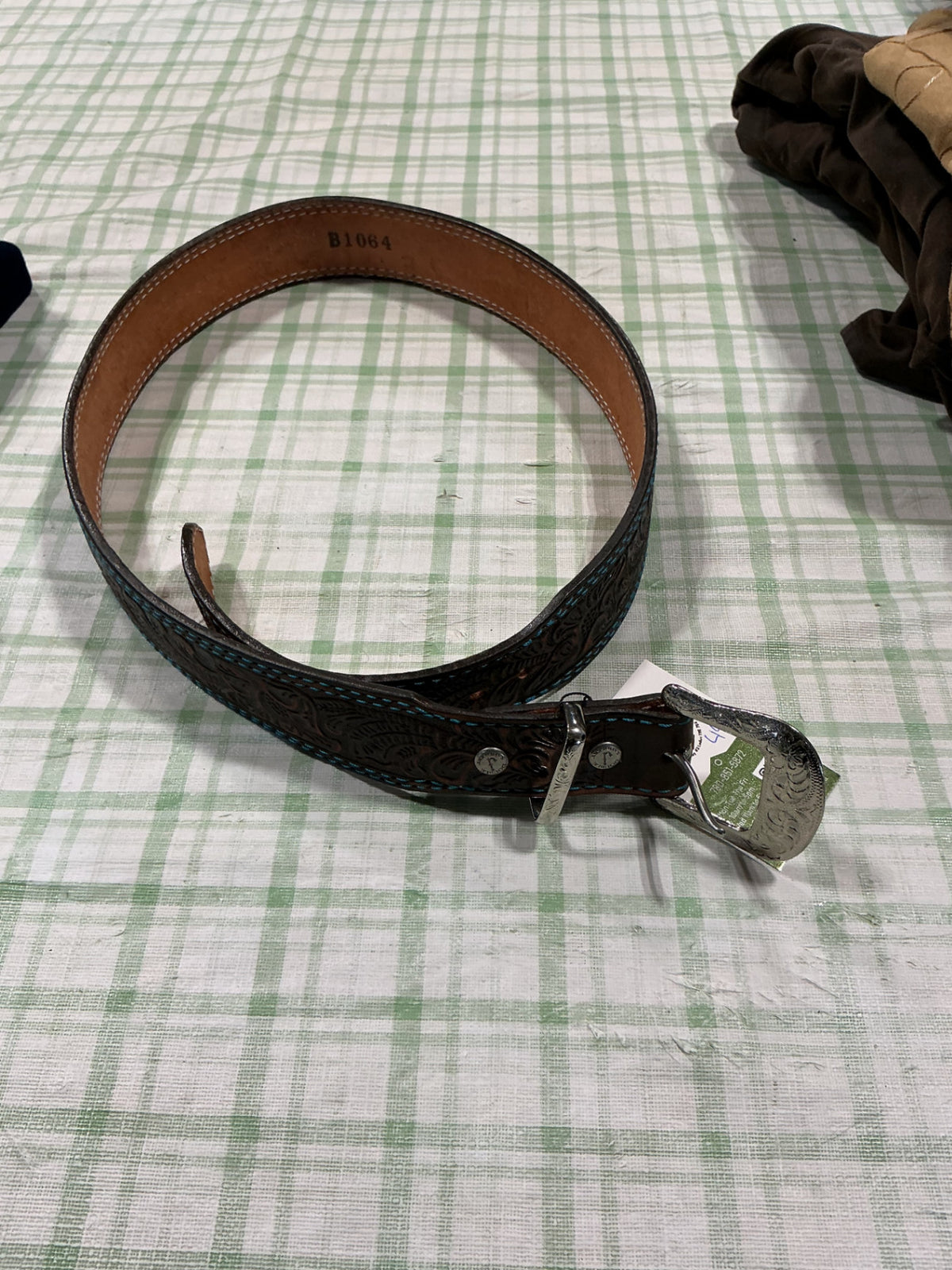 leather belt 44"